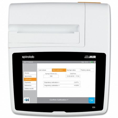 Mir spirolab spirometar s pisačem i mir spiro softverom