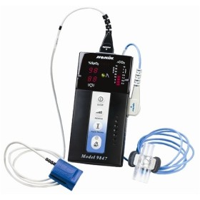 Rilevatore co2 e pulsiossimetro con allarmi 9847