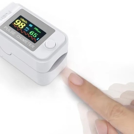 Globus ym201 fingertip pulse oximeter with oled display and perfusion index