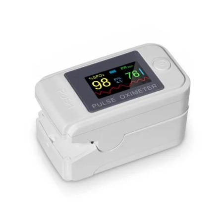 Globus ym201 vingerpulsoximeter met oled-display en perfusie-index
