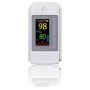 Globus YM201 fingerpulsoximeter med OLED-display og perfusionsindeks