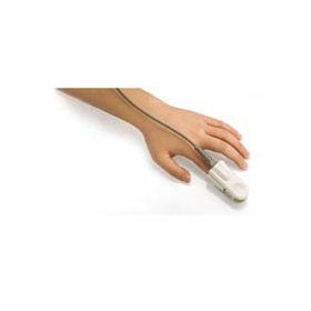 Sp02 reusable spring sensor for adults with 90cm cable.