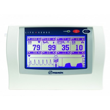 Capnógrafo con oxímetro de pulso lifesense (etco2 + spo2)