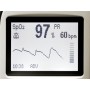 Oxímetro de pulso portátil Edan "H100B" Vital Test con alarmas