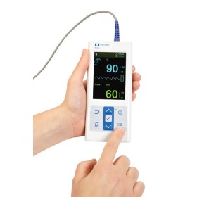 Pulsiómetro portátil nellcor pm10n con sensor reutilizable ds100a