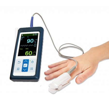 Nellcor pm10n handheld-pulsoximeter mit wiederverwendbarem sensor ds100a