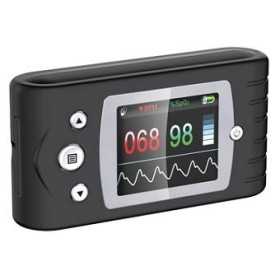 Ručný pulzný oxymeter "SAT-500" so senzorom pre dospelých a senzorom pre novorodencov - pripojiteľný k PC