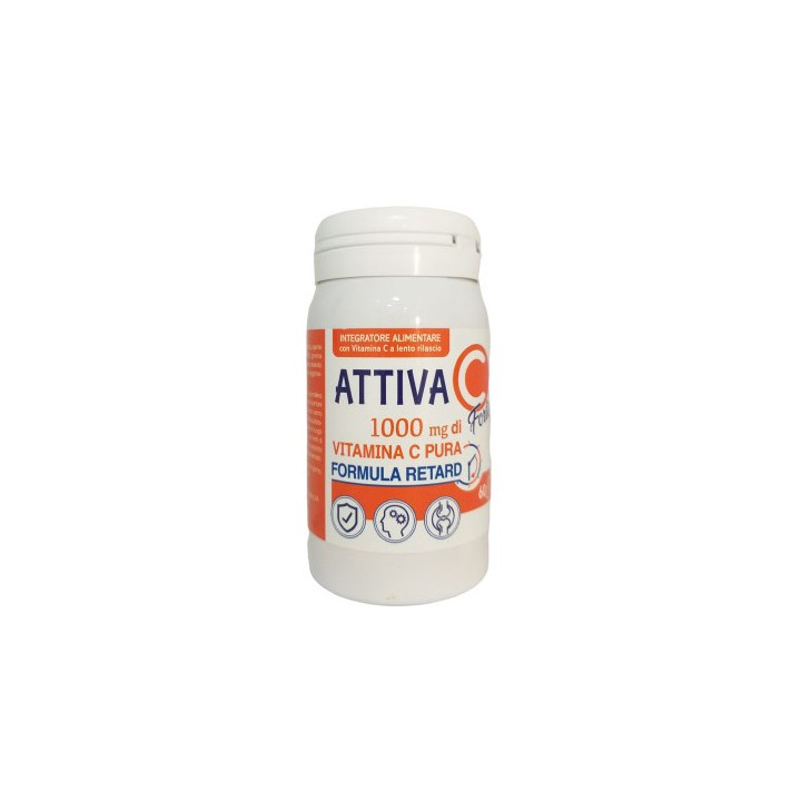 Attiva C Forte, Suplemento a base de Vitamina C y Riboflavina 60 comprimidos