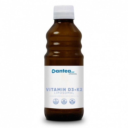 Anteamed liposomal vitamina d3+k2 250ml - vitamina d3+k2 liposomal líquido