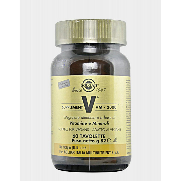 Solgar VM-2000-Nahrungsergänzungsmittel 60 Tabletten