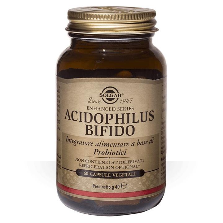 Solgar Acidophilus Bifido 60 vegetabilske kapsler