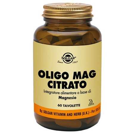 Solgar Oligo Mag Citrate 60 comprimés