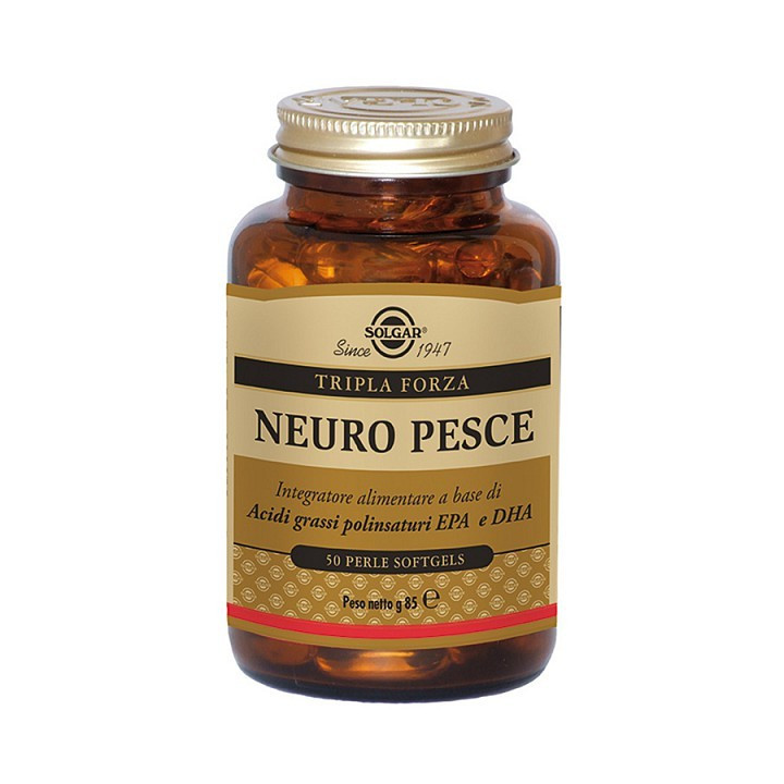 Solgar Neuro Fish 50 Weichkapseln Perlen