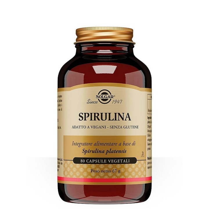 Solgar Spirulina 80 tabletas