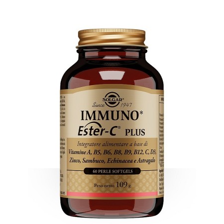 Solgar immuno ester-c plus 60 mehkih gelov biserov