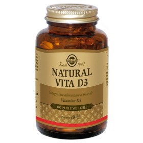 Solgar Natural Vita D3 100 softgels bisera