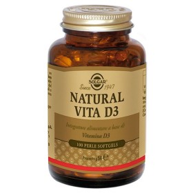 Solgar natural vita d3 100 softgels gyöngy