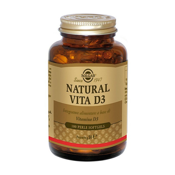 Solgar Natural Vita D3 100 perle softgel