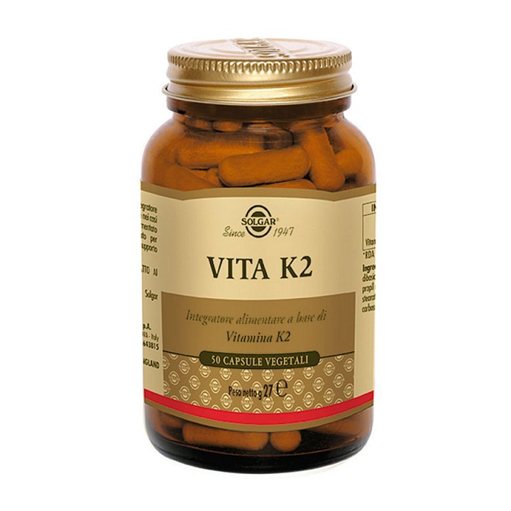 Solgar Vita K2 100 50 vegetariánskych kapsúl