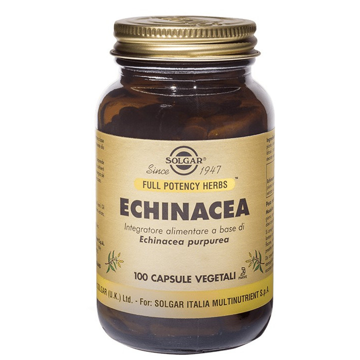 Solgar Echinacea 100 vegetabilske kapsler
