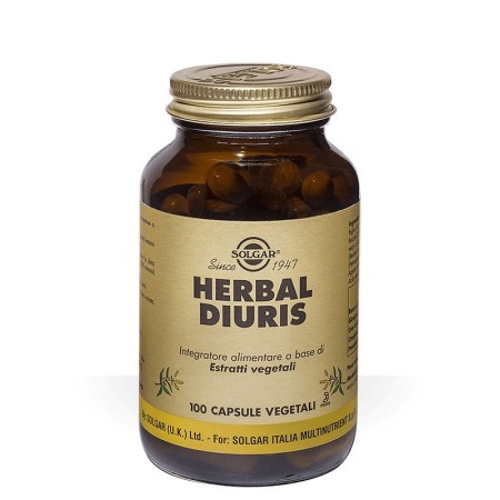 Solgar herbal diuris 100 vegetarische kapseln