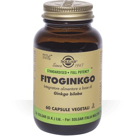 Solgar fitoginkgo 60 capsule vegetali
