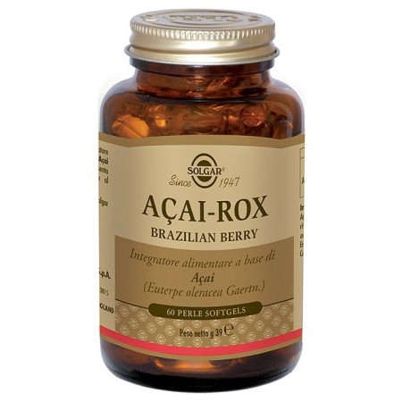 Solgar acai-rox 60 kapsułek perełkowych