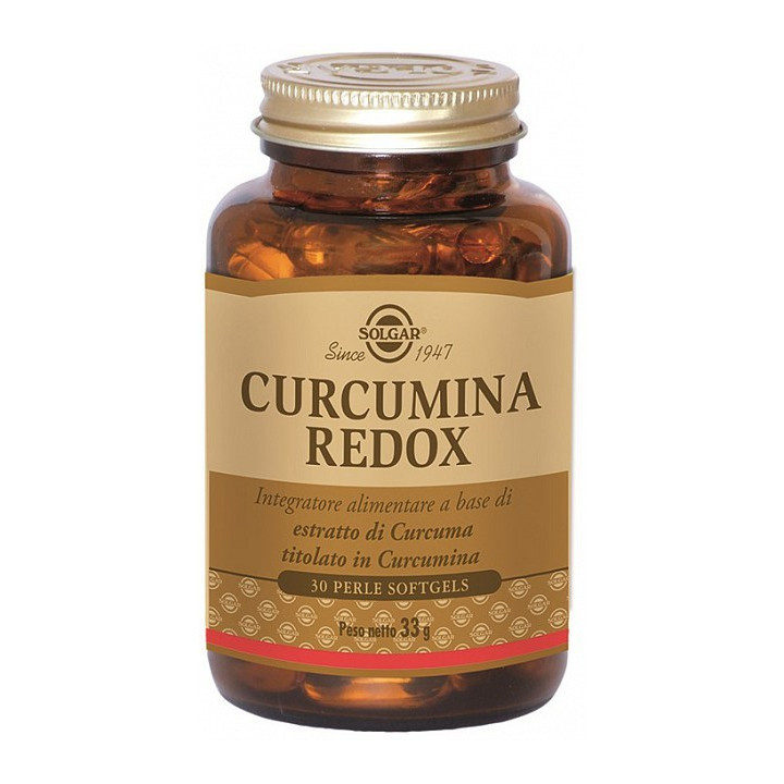 Solgar Curcumin Redox 30 Softgel Pearls