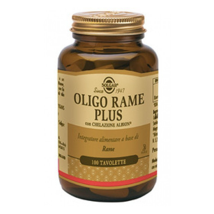 Solgar Oligo Copper Plus 100 tablet