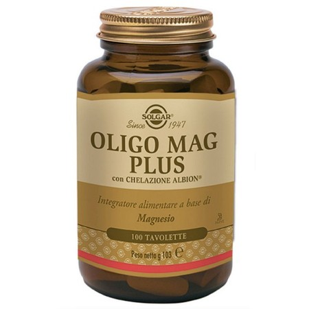 Solgar oligo mag plus 100 tablets
