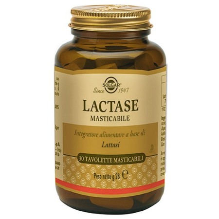 Solgar lactase masticabile 30 tavolette