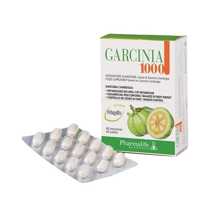 Garcinia 1000 CONCENTRAAT - het evenwicht van het lichaamsgewicht hervinden - 60 tabletten