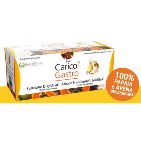 Bio caricol gastro - papaya y avena bio - 20 sobres