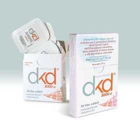 DKD 5000 - munsönderfallande film 5 000 IE Vitamin D3 Cholecalciferol - 30 ﬁ lm