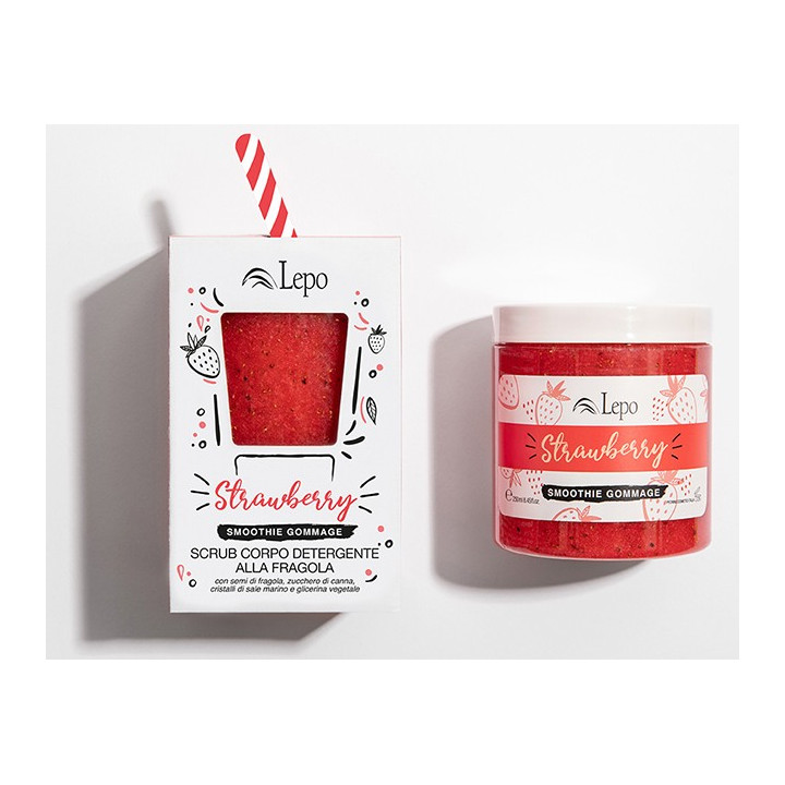 EPER SMOOTHIE GOMMAGE - Strawberry Cleansing testradír - 250 ml