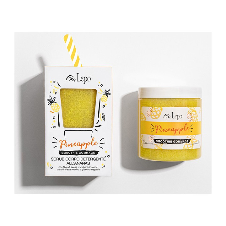 PINEAPPLE SMOOTHIE GOMMAGE - Pineapple Cleansing Body Scrub - 250 ml