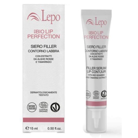 Ecobio lip perfection lipcontour filler serum met rode algen en tamarinde extracten