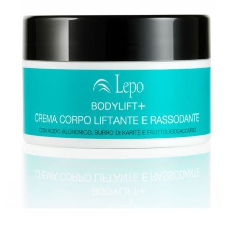 Crema corporal lifting y reafirmante lepo con ácido hialurónico, manteca de karité y fructooligosacáridos