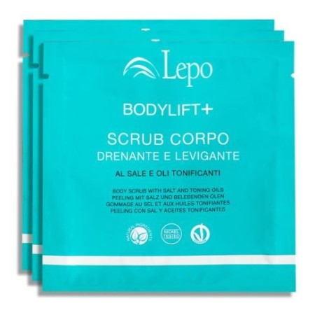 Bodylift + lepo udjævnende drænende bodyscrub med salt og tonende olier konf. fra 3 behandlinger