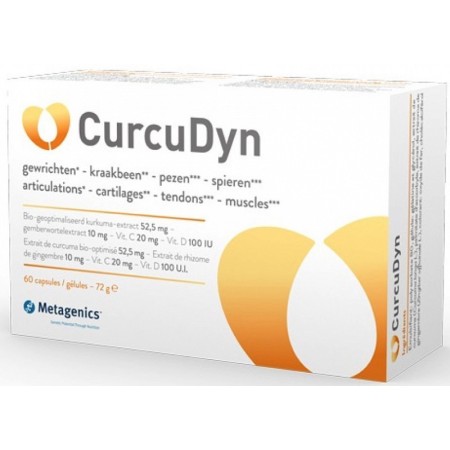Curcudyn metagenics integratore a base di curcuma per le articolazioni - 60 capsule