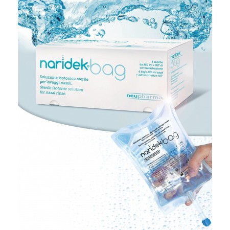 Naridek bag solution for nasal washes - 6 bags of 250 ml