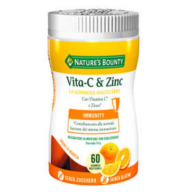 Vita-C & zinktuggbart immunsystem - 60 Tuggigt