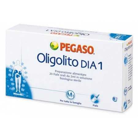 Oligolito DIA 1 20 drikkelige ampuller á 2 ml