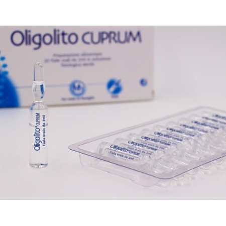 Oligolito cuprum - 20 trinkbare fläschchen 2 ml