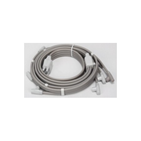 Connettore a 8 tubi 8 terminali per pressoterapie iacer