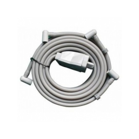 Double connector for xp4000 series and top medical 4 chamber pressotherapy