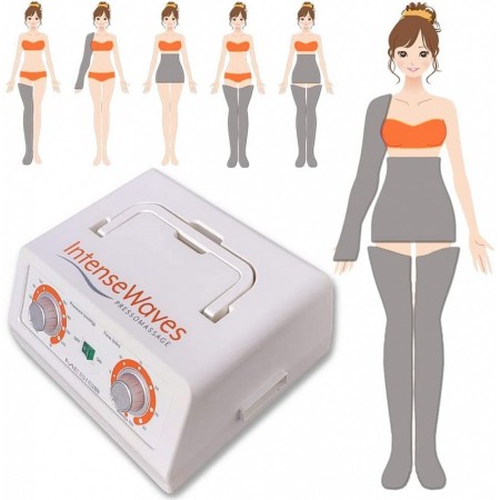 Pressoterapia pressoterapia intense waves pressomassage pro (s 2 legínami, súpravou slim body kit a 1 náramkom)