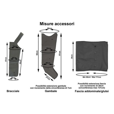 Pressotherapy pressotherapy intense waves pressomassage pro (mit 2 leggings, slim body kit und 1 armband)