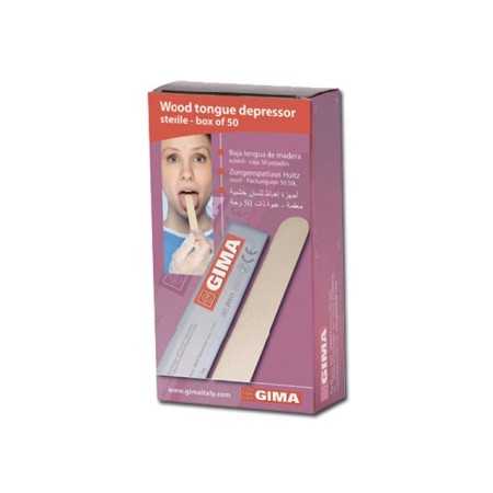 Sterile Wood Tongue Depressor - pack 50 pcs.