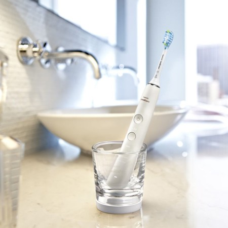 Sonicare diamond clean 9000 blanc - brosse à dents électrique sonique avec application - hx9913/03